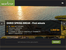 Tablet Screenshot of nextstep.hr